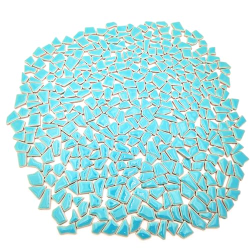 1.1LB Irregular Ceramics Mosaic Tiles (350 Count)