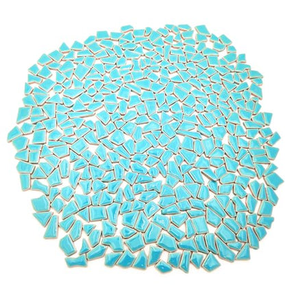 1.1LB Irregular Ceramics Mosaic Tiles (350 Count)