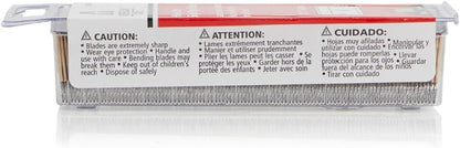 American Line Single Edge Razor Blades - 100-Pack - 0.012" Heavy Duty High Carbon Steel for Extra Durability and Long Life - 66-0448