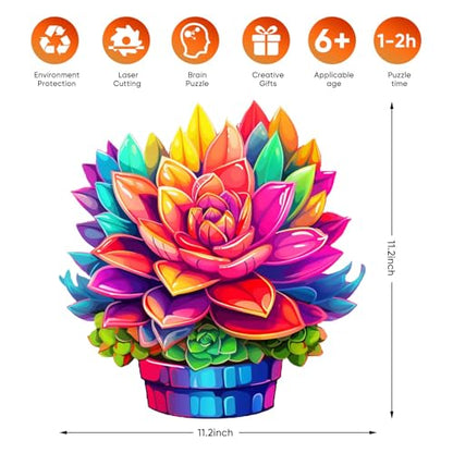 Wooden Puzzles for Adults (200 Count)