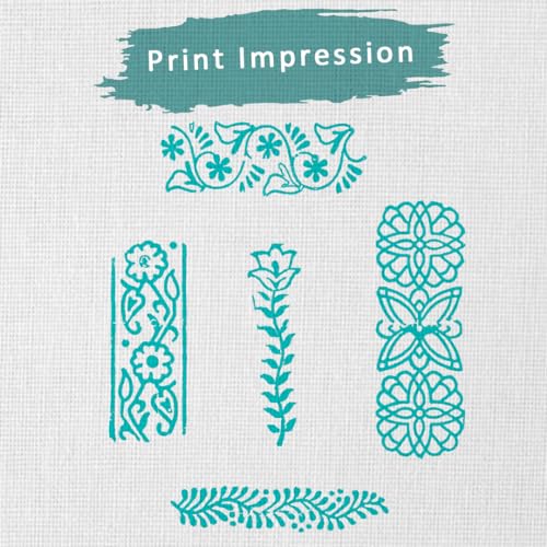 Mehndi Print Blocks (5 Count)