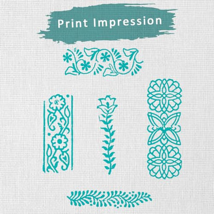 Mehndi Print Blocks (5 Count)