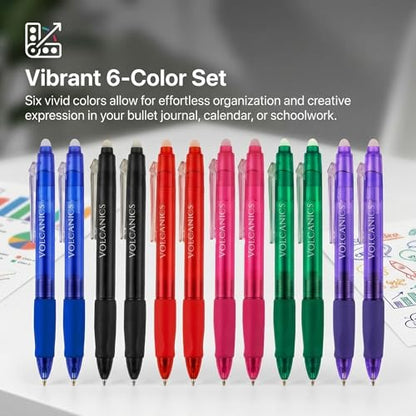 Clicker Erasable Gel Pens (12 Count)