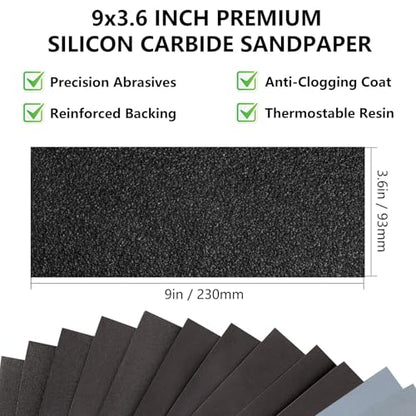 Sandpaper 600 Grit (21 Count)