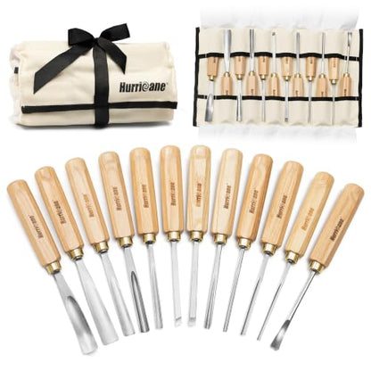 12 Piece Starter Wood Carving Tools Set