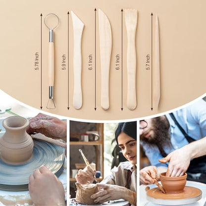 27 Pcs Polymer Clay Sculpting Tools Kit for Adults