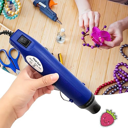 Heat Gun Mini Hot Air Gun for DIY Crafts Portable Heat Air Gun Tool for Embossing Shrink Wrapping Drying Paint