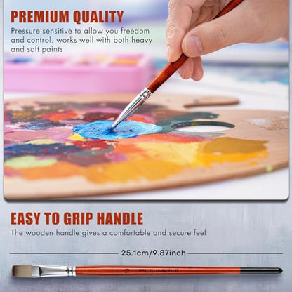 14pcs Acrylic Paint Brushes (14 Count)