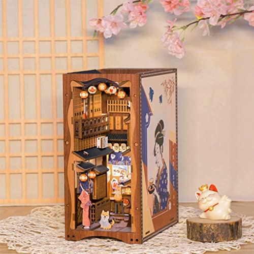 Book Nook Kit DIY Miniature House Japanese Street Diorama