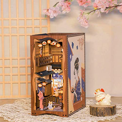 Book Nook Kit DIY Miniature House Japanese Street Diorama