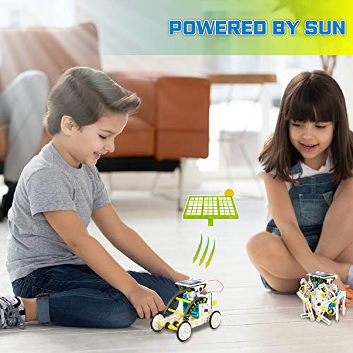 STEM 13-in-1 Solar Power Robots Toy,Educational Experiment DIY Robotics Kit