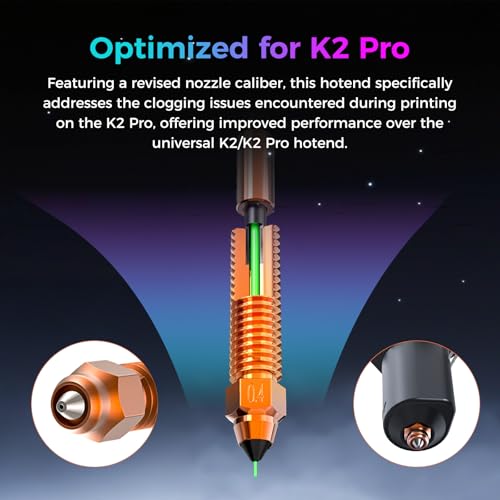 Official K2 Pro Ceramic Heating Block Hotend Kit