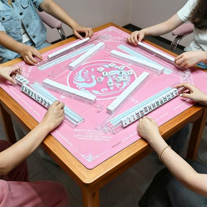 Mahjong Racks with Pushers Set of 4