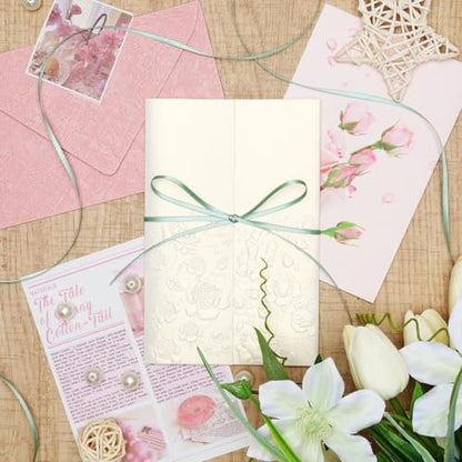 Sage Green Satin Ribbon 1