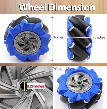 4WD Mecanum Wheel Smart Car Robot Chassis for Arduino R3 R4