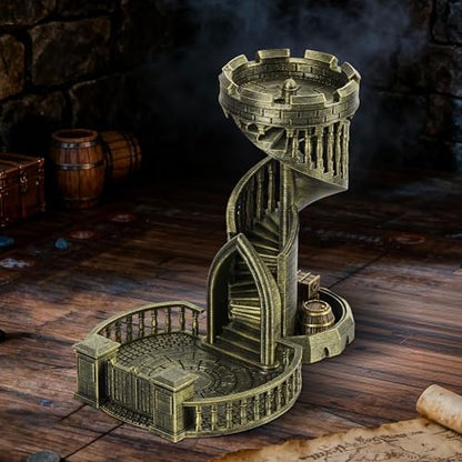 DND Dice Tower Castle and Tray