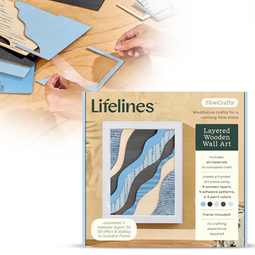 FlowCrafts Layered Wooden Wall Art