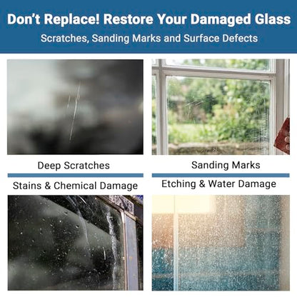 DIY Glass Scratch Removal Deluxe Kit 2" & 3"