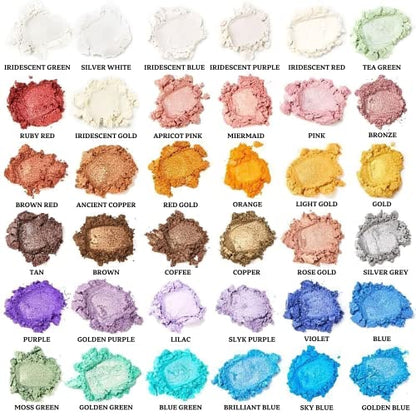Mica Powder 36 Colors (12.6 Ounce)