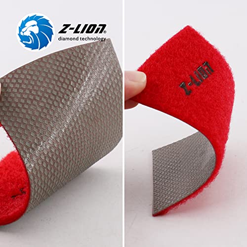 Diamond Abrasive Paper Sheets 400 Grit Diamond Sandpaper Nylon Back for Grinding Stone Glass Ceramic