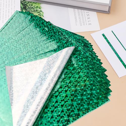 50 Sheets Green Gemstone Toner Reactive Foil