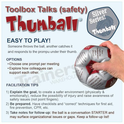 Toolbox Talks Safety Thumball Teambuilding Tool