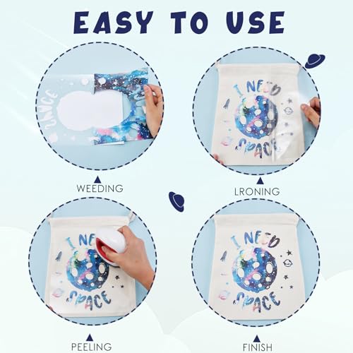 Starry Sky Galaxy Heat Transfer Vinyl