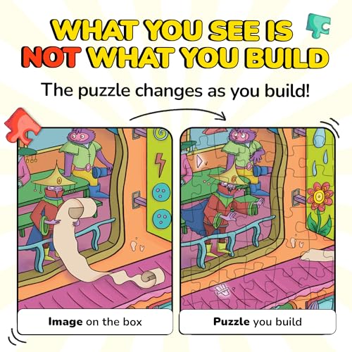 Jigsaw Puzzles 1000 Pieces with Storytelling Comics (1000 Count)