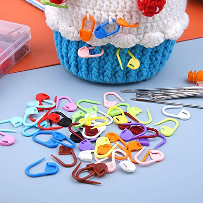 Crochet Stitch Markers 315PCS Stitch Markers for Crocheting Knitting (315 Count)