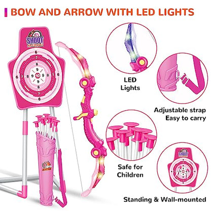 Bow and Arrow Toys for Kids (27 Count)
