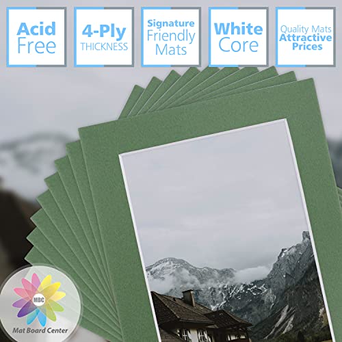 Mat Board Center 10 Pack 5x7 Photo Mats for 4x6 Picture