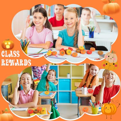 44Pcs 3D Pumpkin Erasers Bulk (44 Count)