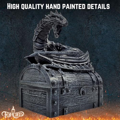 Wyvern Dice Box with Lock and Key