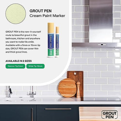 Grout Pen Cream Tile Grout Paint Marker Restorer