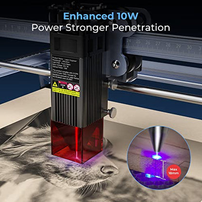 Laser Engraver Machine 10W Output Power