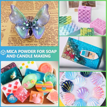 Mica Powder 7.05OZ（200g） (7.0548 Ounce)