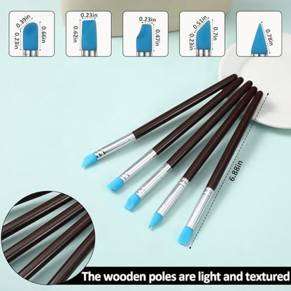 15 Pcs Silicone Sculpting Tools