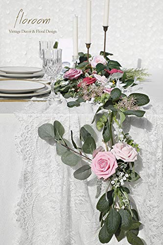 Artificial Flowers 25pcs Real Looking Blush Pink Ombre Colors Foam Fake Roses with Stems for DIY Wedding Bouquets Bridal Shower Centerpieces Floral Arrangements Party Tables Home Decorations (25 Count)