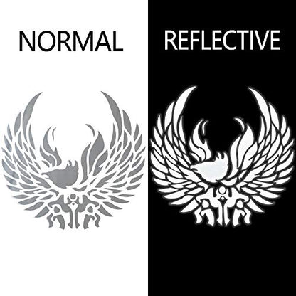 RENLITONG Reflective HTV Iron on Vinyl 12Inch by 10ft Roll Heat Transfer Vinyl for T (10 Foot)