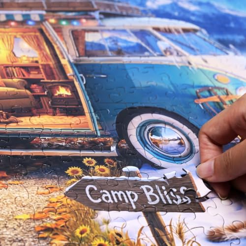Enchanted Camper 500 Pieces Large Format Jigsaw Puzzle