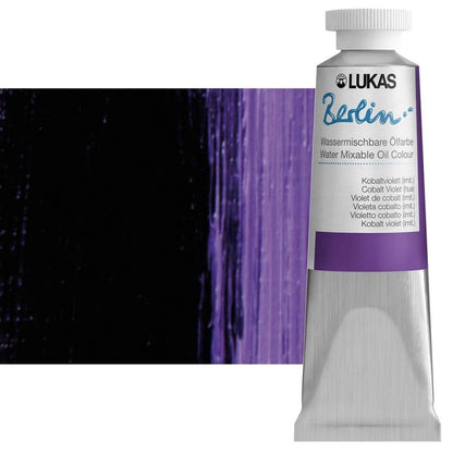 Berlin Pro Artists Water Mixable Oil Paint 37 ml Tube Cobalt Violet Hue