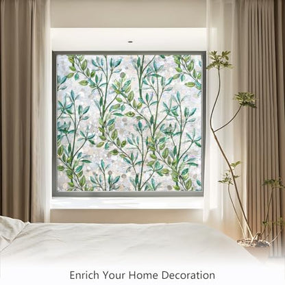 Window Privacy Film Rainbow Stained Glass Cling