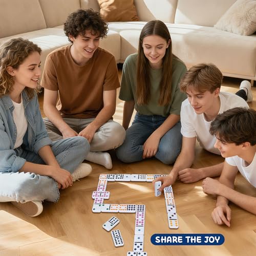 Double 15 Dominoes Set for Adults