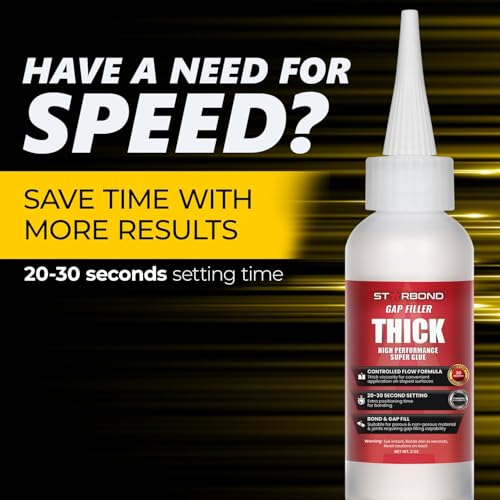 Thick Super Glue Pro Kit (2 Ounce)