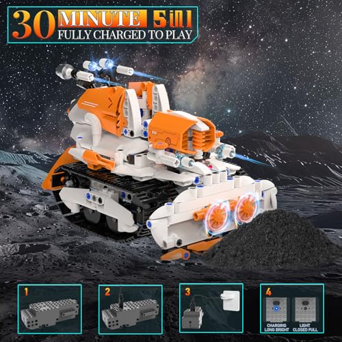 5in1 STEM Robot Building Toys for Kids (689 Count)