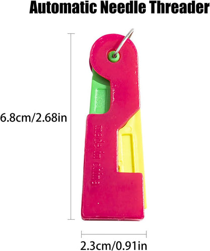 Automatic Needle Threader - 2025 New Plastic Quick-Loop Device for Hand Sewing, Embroidery, & Cross-Stitch Crafts, Universal Compatibility Across Various Sewing Machines (18)