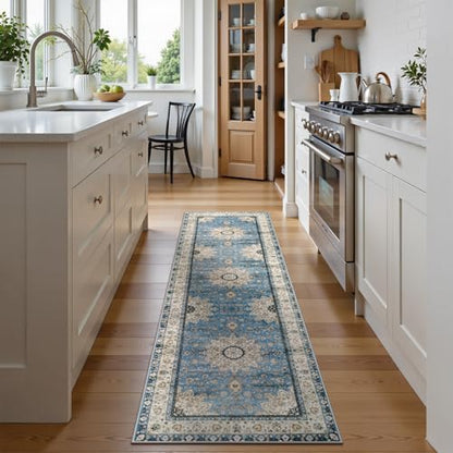 Felice Oriental Floral Medallion Runner Rug