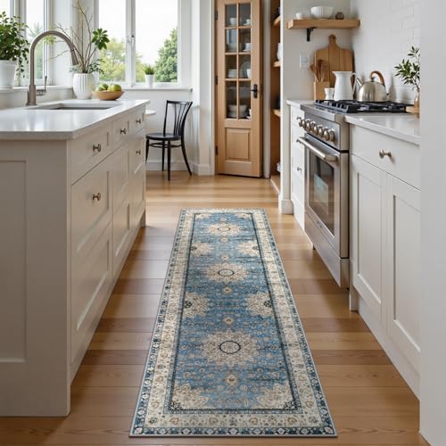 Felice Oriental Floral Medallion Runner Rug
