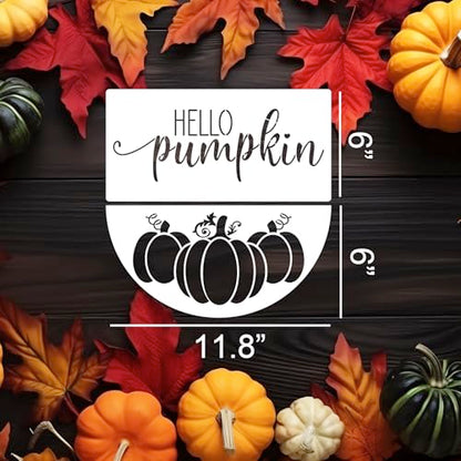 Fall Stencils for Crafts Reusable 12" Fall Stencils for Painting on Wood (18 Count)