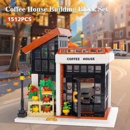 City Coffee House Building Blocks Set